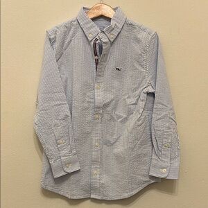 Vineyard Vines Seersucker Button Down, Kids Size 7